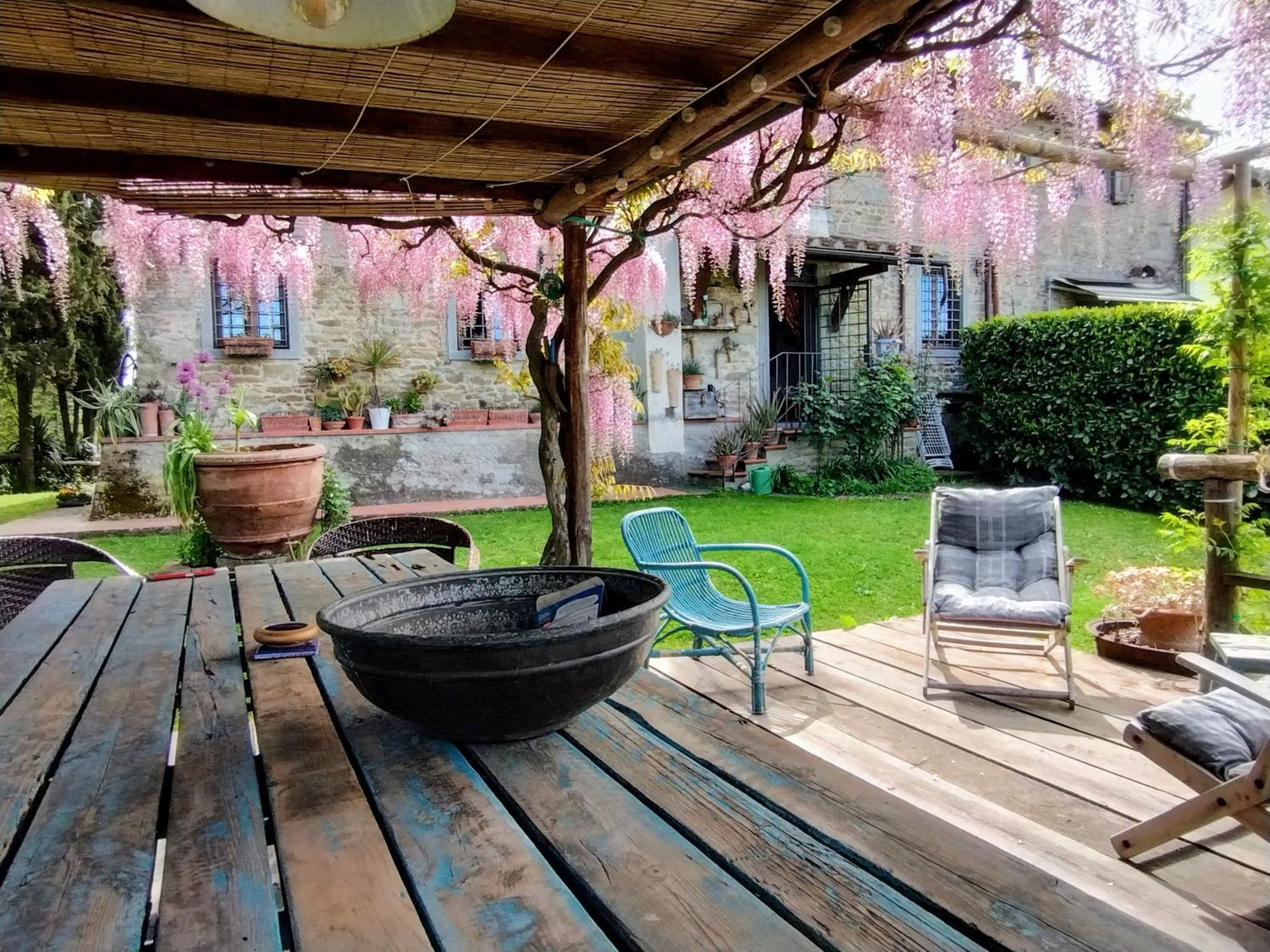 Tuscan Hills - Stonehouse, Garden & Pool Vicchio Exteriör bild