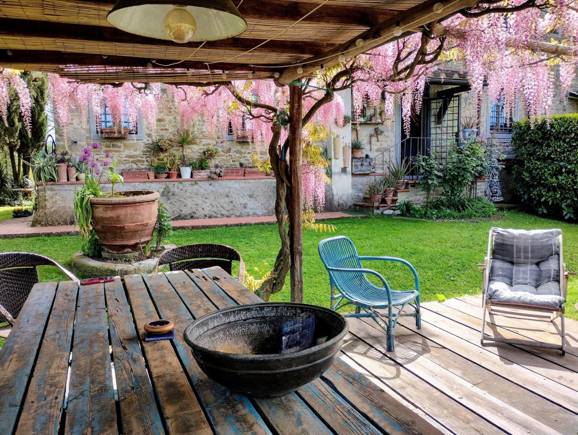 Tuscan Hills - Stonehouse, Garden & Pool Vicchio Exteriör bild