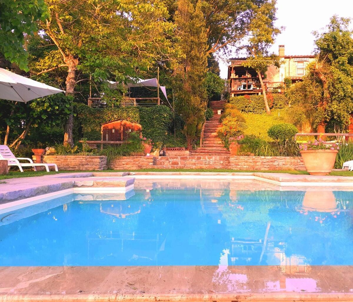 Tuscan Hills - Stonehouse, Garden & Pool Vicchio Exteriör bild